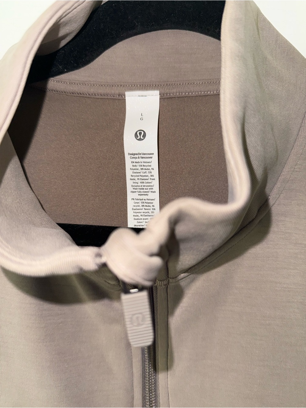 lululemon Softstreme Half-Zip Pullover warm ash grey - Picture 4 of 5